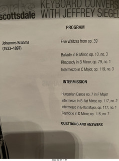 Scottsdale Arts - Jeffrey Siegel program