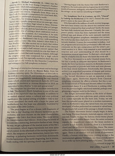 Arizona Musicfest - Beethoven No. 9 - program