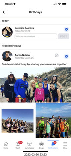 Facebook Aaron Nelson birthday