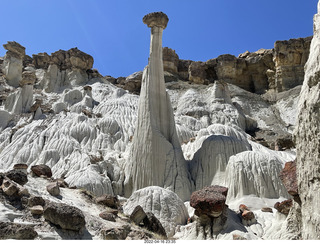 Page - Wahweap hoodoos + Shaun