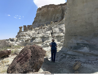 Page - Wahweap hoodoos + Adam