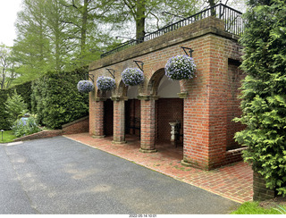 Longwood Gardens - window - fountains