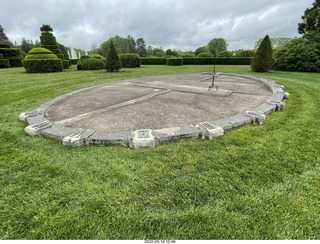 Longwood Gardens topiary sundial