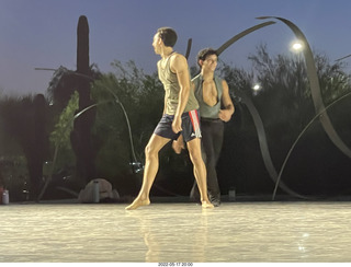 Desert Botanical Garden - Ballet Arizona warming up