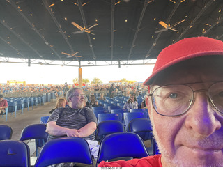 Ak Chin concert arena + Adam