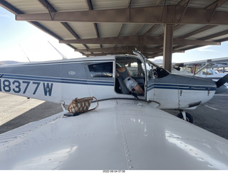 N8377W back home at Deer Valley Airport (DVT) with Jerome