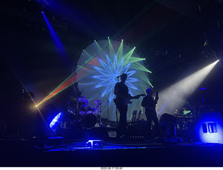 Comerica Theater - Brit Floyd member with Adam