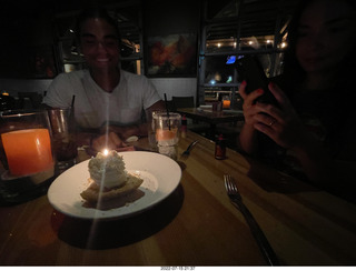 very nice dessert for Anthony's birthday