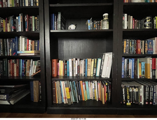 my new library bookshelves