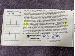 N8377W logbooks 2022-08-01 bag
