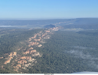 aerial - flight to Mystic Bluffs