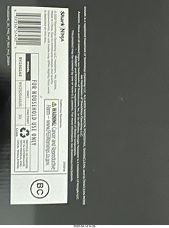 Shark Ninja label
