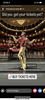 Academy of Music - Philadelphia Ballet - Cinderella - sign