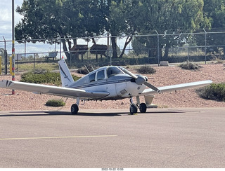 Adam in cockpit of N8377W
