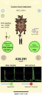 iPhone Cuckoo Clock app