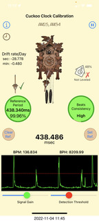 iPhone Cuckoo Clock app