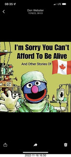 Facebook - Canada - I'm sorry you can't afford to be alive