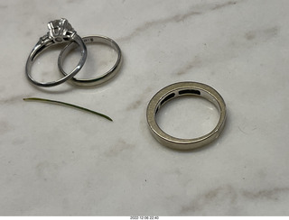 rings on the table