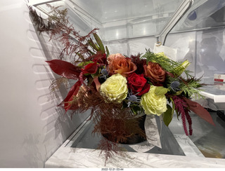 Happy  Birthday to me! Beautiful bouquet from olga and anthony in my 'fridge