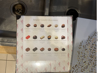 Happy  Birthday to me! Beautiful bouquet from olga and anthony in my 'fridge