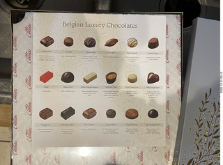 Happy  Birthday to me! olga and anthony gave me wonderful Belgian chocolates