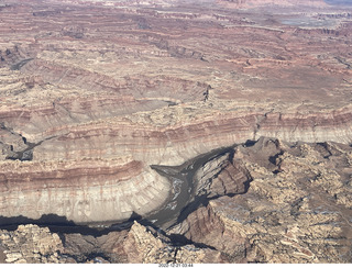 aerial - Canyonlands Confluence of Colorado and Green Rivers