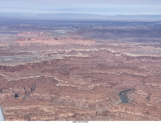 aerial - Canyonlands on Colorado River side