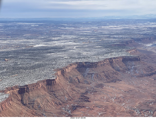 aerial - Canyonlands on Colorado River side