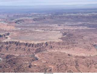 aerial - Canyonlands on Colorado River side