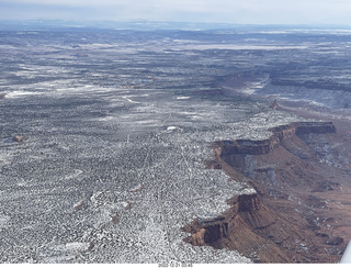 aerial - Canyonlands on Colorado River side