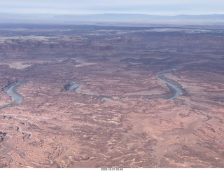 aerial - Canyonlands on Colorado River side