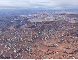 aerial - Canyonlands on Colorado River side