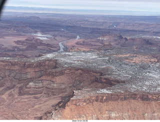 aerial - Canyonlands on Colorado River side