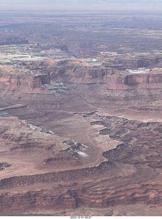 aerial - Canyonlands on Colorado River side