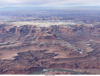 aerial - Canyonlands on Colorado River side