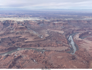 aerial - Canyonlands on Colorado River side