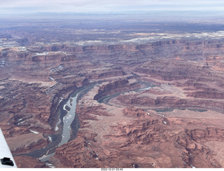 aerial - Canyonlands on Colorado River side