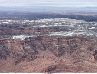 aerial - Canyonlands on Colorado River side