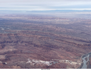 aerial - Canyonlands on Colorado River side