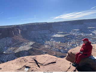 Utah - Canyonlands - Green River Overlook + Adam