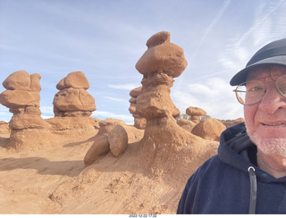 Utah Goblin Valley State Park - valley of goblins + Adam