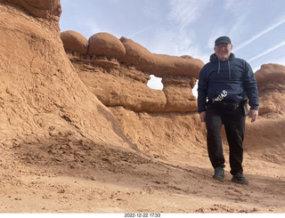 Utah Goblin Valley State Park - valley of goblins + Adam