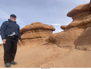 Utah Goblin Valley State Park - valley of goblins + Adam