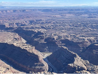 aerial - Canyonlands Confluence where Colorado and Green Rivers meet