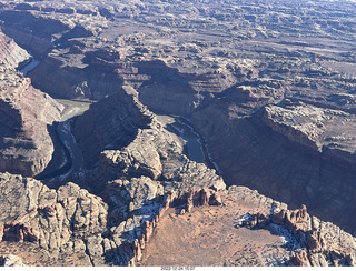 aerial - Canyonlands on Colorado River side