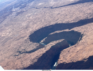 aerial - Canyonlands Confluence where Colorado and Green Rivers meet