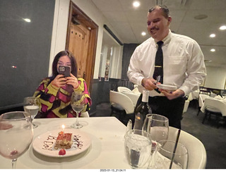 my birthday floral arrangement from Olga and Anthony