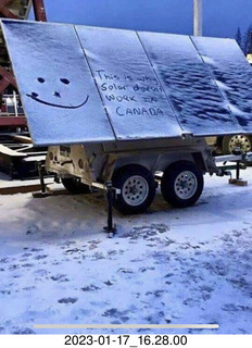 Facebook - This is why solar won't work in Canada