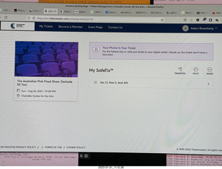 pink floyd darkside ticket screen