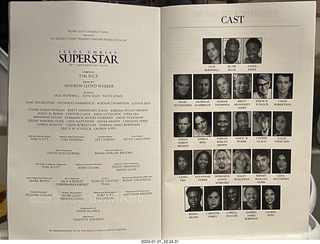 ASU Gammage Theater - Jesus Christ Superstar program